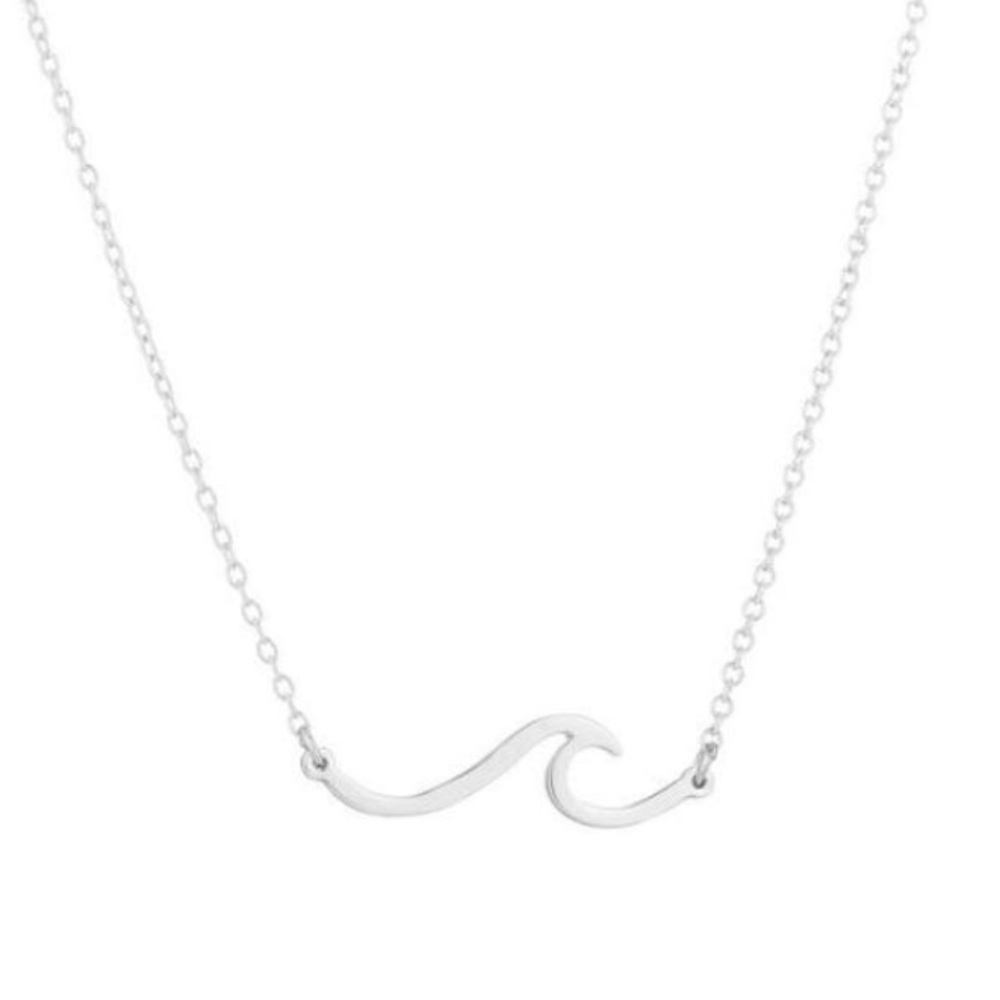 Minimalist Wave Necklace 🌊